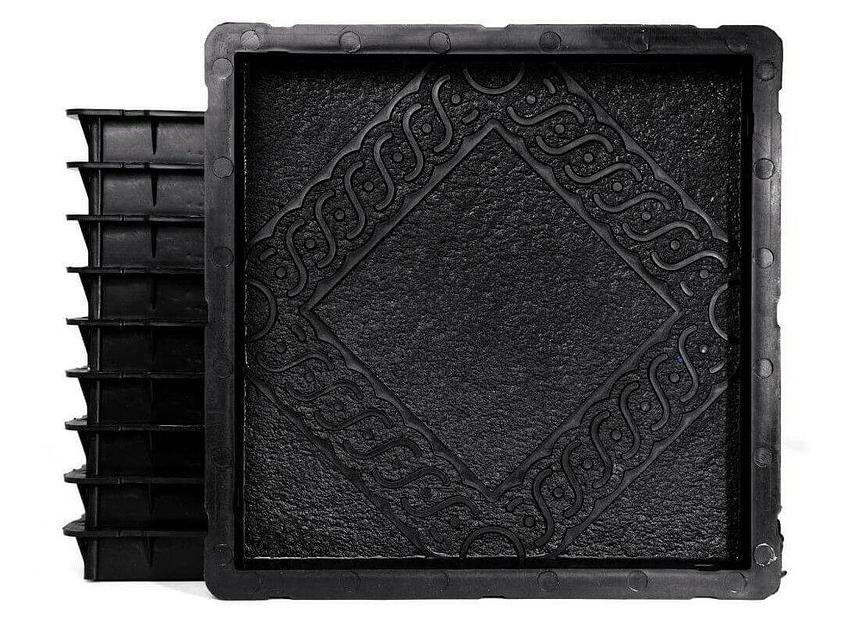 Формы тротуарной плитки клетка 30×30×3 см викинг опт фото 2