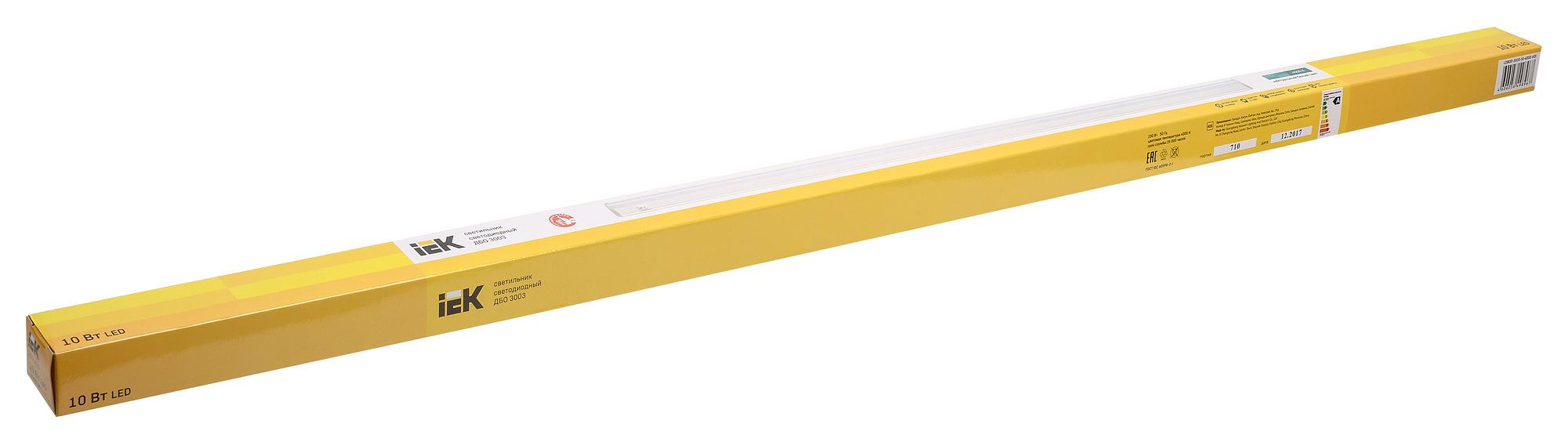 Светильник IEK 10Вт 4000K белый (LDBO0-3003-10-4000-K01) фото 2