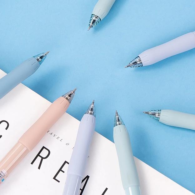 Ручка гелев. автоматическая Deli EG157-BL ассорти d=0.5мм син. черн. резин. манжета фото 5