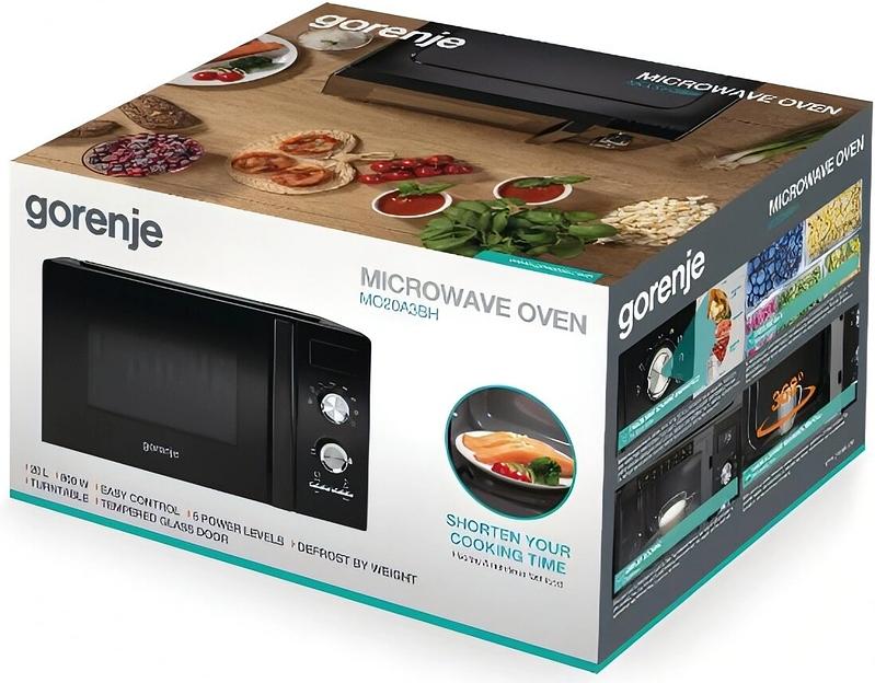 Микроволновая Печь Gorenje MO20A3BH 20л. 800Вт белый фото 7