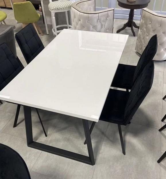 Стол обеденный стеклянный раздвижной фото 4