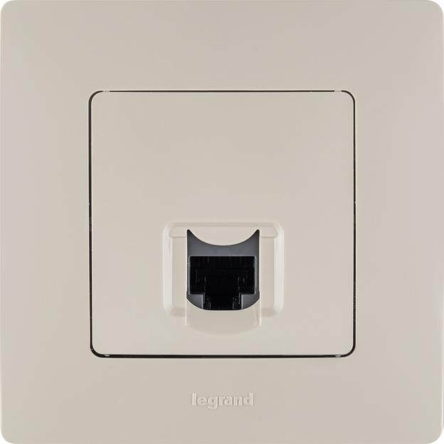 ETIKA Роз. RJ45 кат. 5 UTP, сл. кость Legrand 672341 фото 5