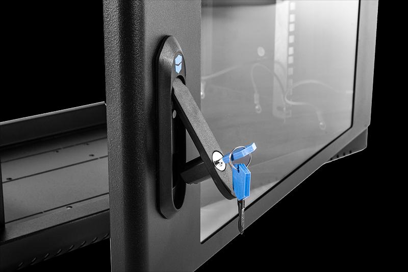 ЦМО Шкаф телекоммуникационный настенный 6U (600? 650) дверь стекло, цвет черный (ШРН-6.650-9005) фото 3