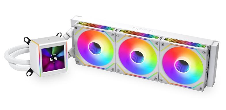 Система водяного охлаждения LIAN LI Galahad II LCD SL-INF 360mm White (G89.GA2ALCD36INW.00) фото 1