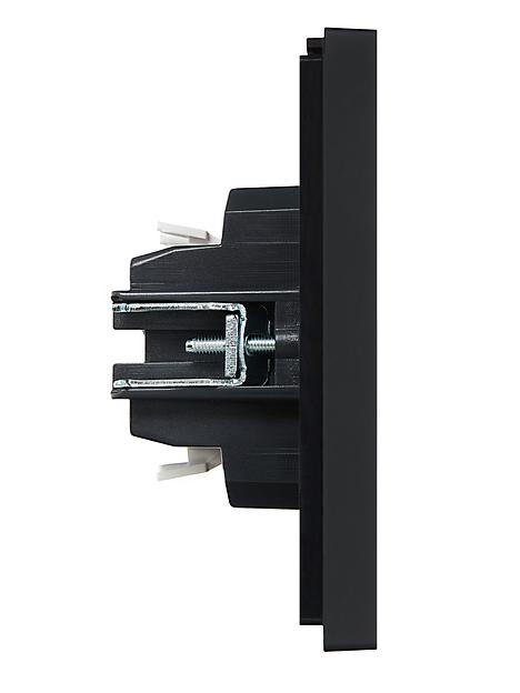 FORTE&PIANO Выключатель 1-клавишный 10А FP101 черный IEK фото 4