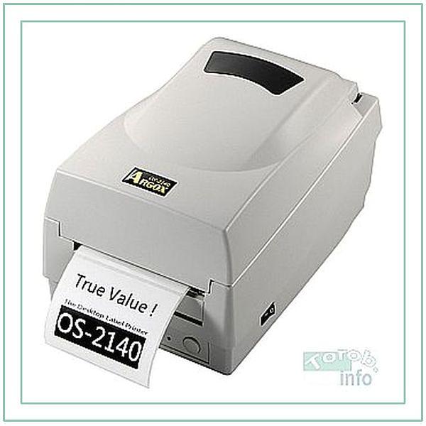 Argox OS 2140D-SB - термопринтер штрих-код этикеток. термо печать, интерфейсы COM и USB, ширина печать 104 мм,скорость 100 мм/с. фото 1
