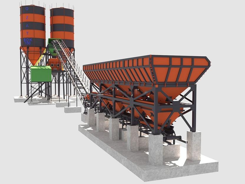 Бетонный завод «OZAT BDK 150» фото 2