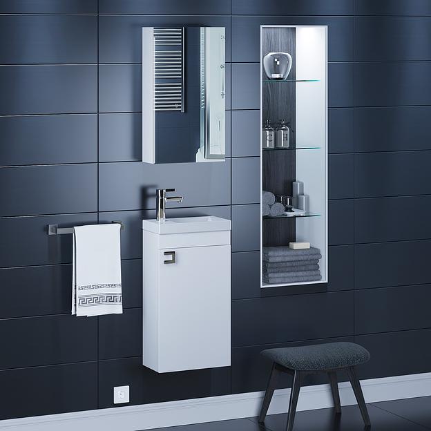 Раковина полувстраиваемая Uperwood Vizo, 40 см фото 3