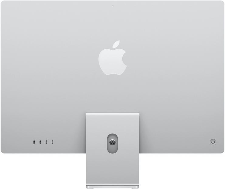 Моноблок Apple iMac A3137 24" 4.5K M4 10 core (4) 16Gb SSD512Gb 10 core GPU macOS WiFi BT 143W клавиатура мышь Cam серебристый 4480x2520 фото 2
