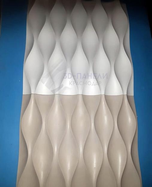 Панель гипсовая 3D эконом «Бутоны» 500×500 мм фото 3