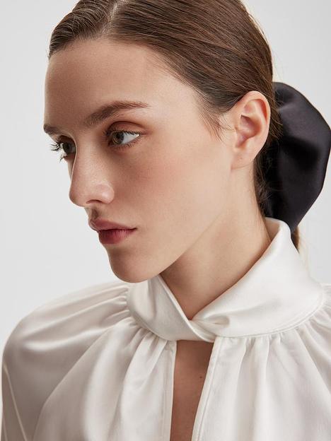 Набор шёлковых резинок Grande Amore «Black Shine» ОПТ фото 4