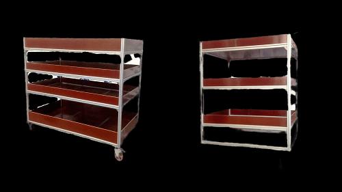 Тележки алюминиевые транспортировочные фото 1