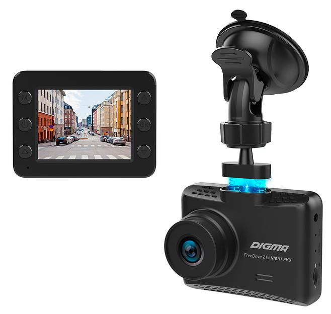 Видеорегистратор Digma FreeDrive FreeDrive 215 Night FHD черный 1080x1920 1080p 120гр. GP6248 фото 5