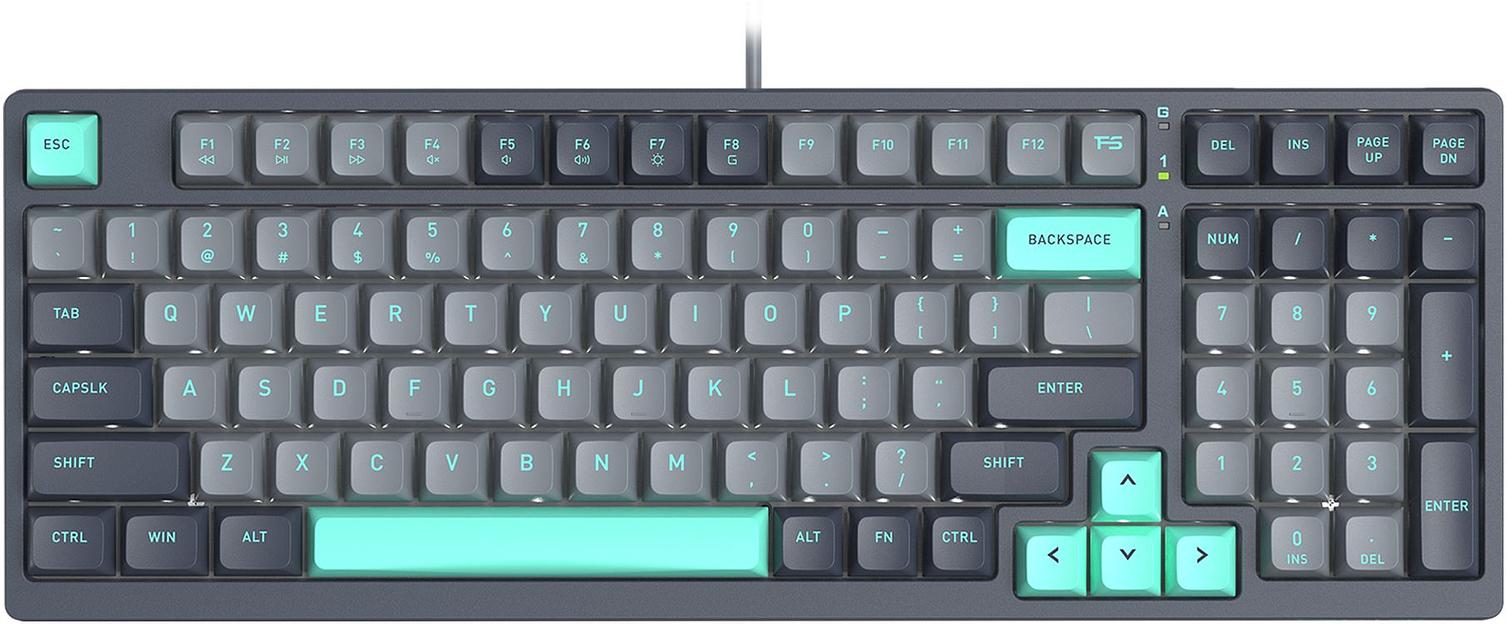 Клавиатура A4Tech Fstyler FS300 механическая черный/серый USB for gamer LED (FS300 PANDA ROCK) фото 1