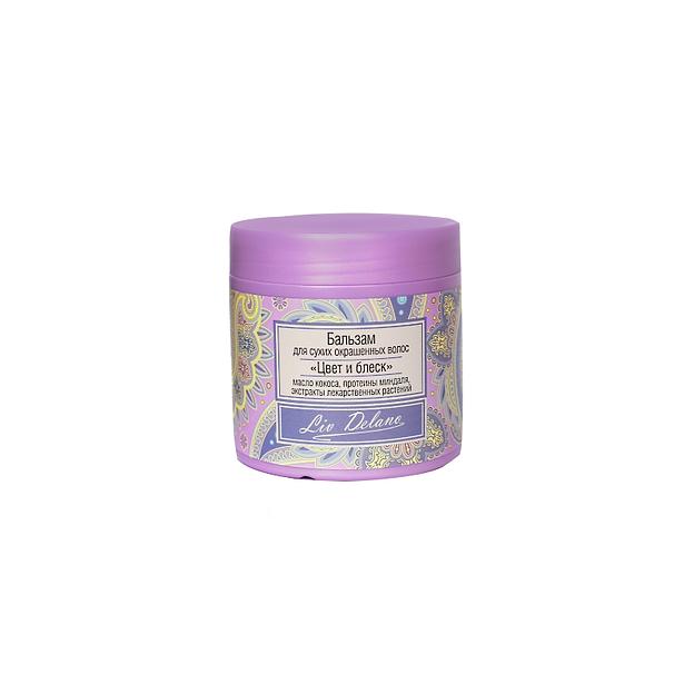 Liv delano бальзам для волос цвет и блеск для сухих окр. 350г фото 1