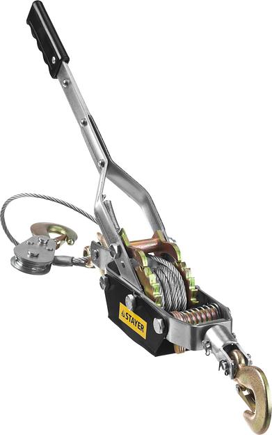 STAYER MAXPull, 4 т, 3 м, ручная рычажная лебедка (4310-4) фото 2