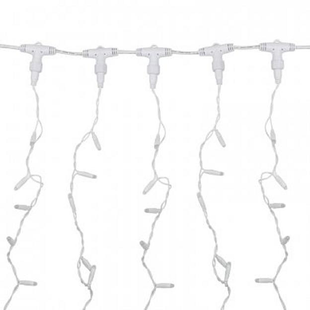 Neon-Night (235-366) Гирлянда Светодиодная Занавес 2Х3М 600 Led Теплый Белый Белый Пвх Ip65 Эффект Мерцания 230В Нужен Блок 303-500-1 фото 1