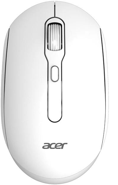 Мышь Acer OMR308 белый оптическая (1600dpi) беспроводная USB (4but) фото 1