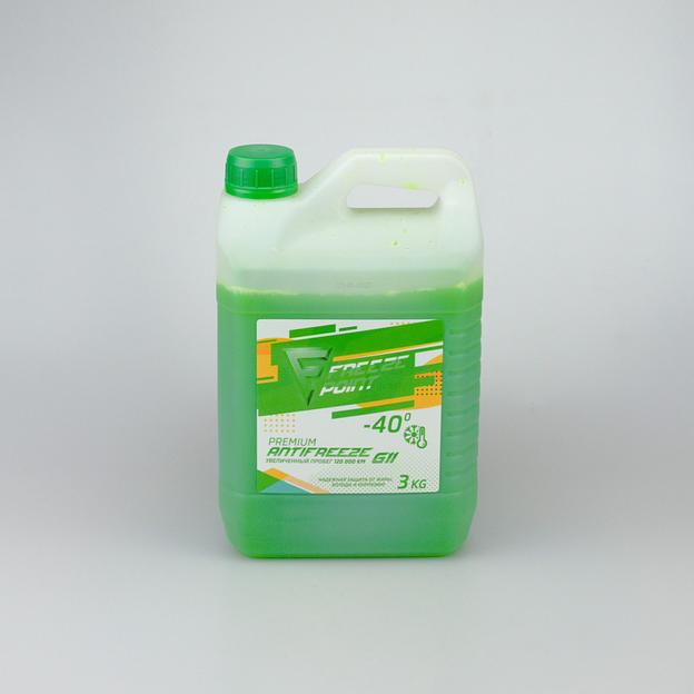 FREEZE POINT Антифриз G11 зеленый 3 кг фото 1