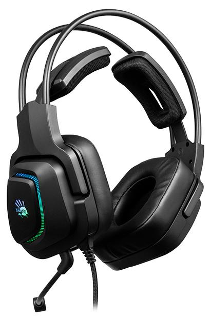 Наушники с микрофоном A4Tech Bloody G575P черный 2м мониторные оголовье (G575P) фото 5