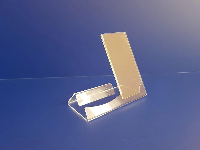 Подставка под смартфон в витрину магазина. фото 3