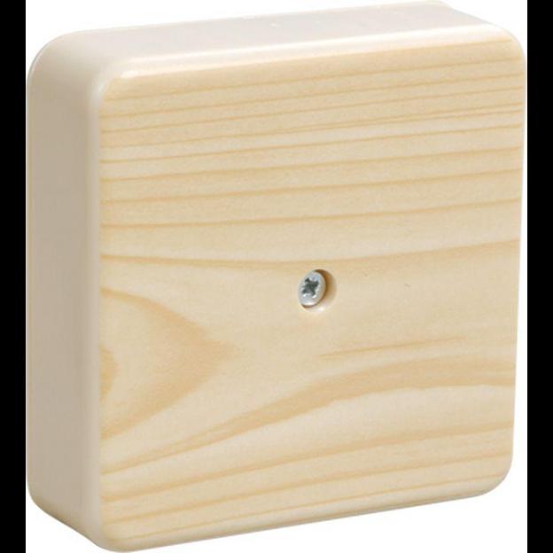 Iek UKO10-100-100-029-K34 Коробка КМ41219-04 распаячная для о/п 100х100х29 мм сосна (6 клемм 6мм2) фото 1