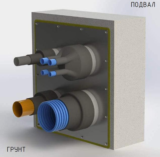 Герметизатор фланцевый гофротруб 375/315 фото 2