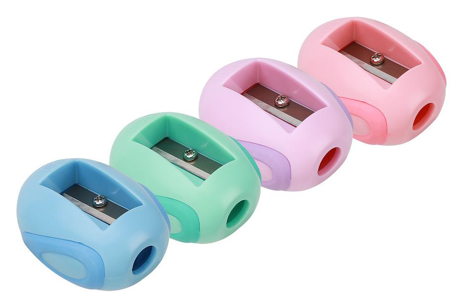 Точилка для карандашей ручная Deli MiYou EH550 1 отверстие пластик ассорти туба фото 9