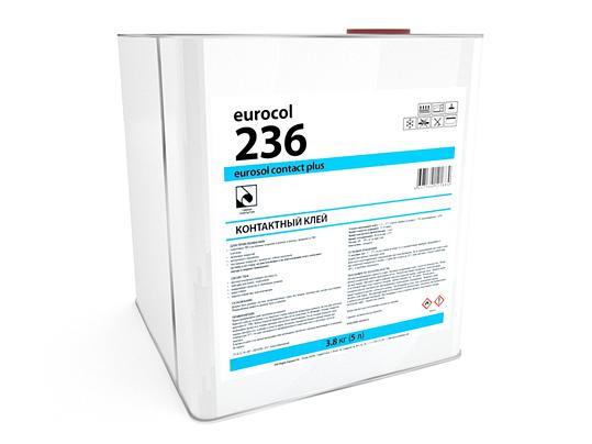 Forbo 236 Eurosol Contact Plus контактный клей 3,8 кг фото 1