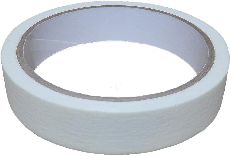 Лента Малярная 19мм*20м белая фото 1