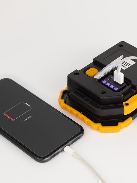 ЭРА Б0054038 Светодиодный фонарь Рабочие Практик PA-802 прожектор аккумуляторный 15Вт, COB, 6 режимов фото 8