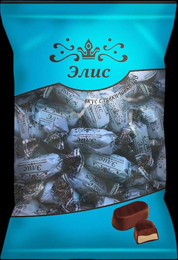 Конфеты «Элис» вкус сливки-шоколад ОПТ фото 1