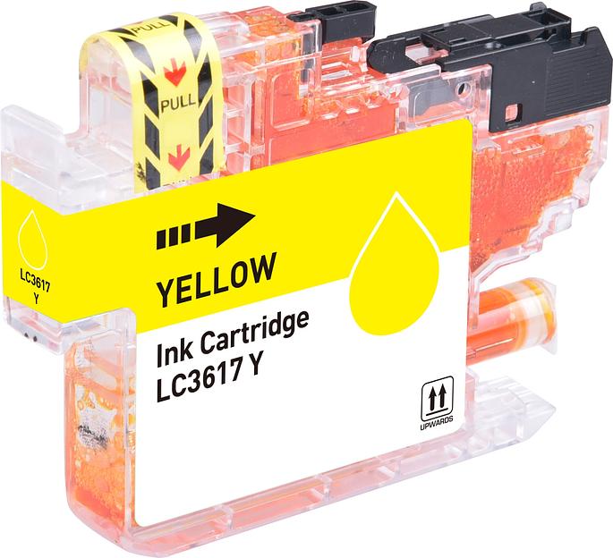 Картридж струйный Cactus CS-LC3617Y желтый (10мл) для Brother MFC-J2330DW/J2730DW/J3530DW/J3930DW фото 2