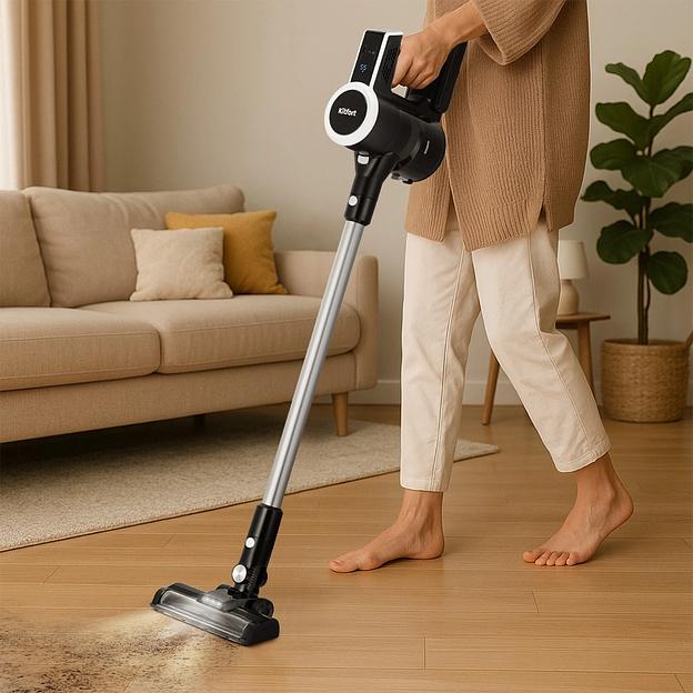 Пылесос Kitfort КТ-5393 250Вт черный/серебристый фото 8