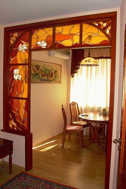 Изготовление заливных контурных витражей Рязань фото 3