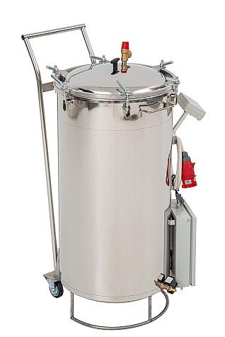 Автоматический автоклав-стерилизатор «Фермер» 125 л с ЭБУ, вертикальный с кассетами фото 4