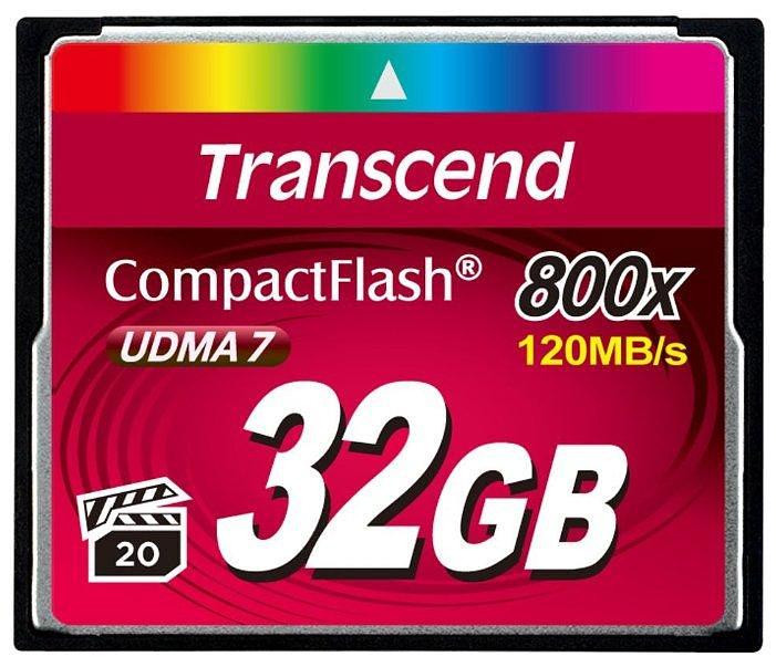 Карта памяти Transcend TS32GCF800 Compact Flash 32GB фото 1