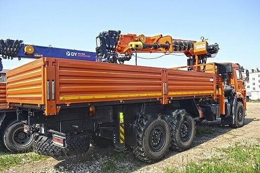 Бортовой автомобиль КАМАZ 43118-3090-50 с КМУ Hangil HGC976 (Fiskran) фото 1