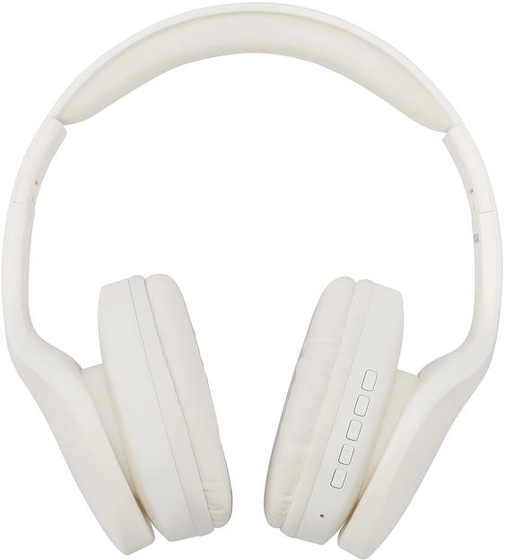 Гарнитура накладные Hyundai H-HP104 белый беспроводные bluetooth оголовье фото 2