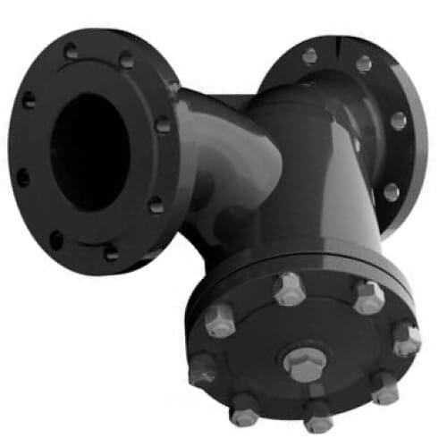 Фильтр сетчатый Y-образный чугун Ду 125 Ру16 фл ФС46ч3фт со сливной пробкой Маршал ФС 46ч3фт ЛФ.00.16.125 фото 1