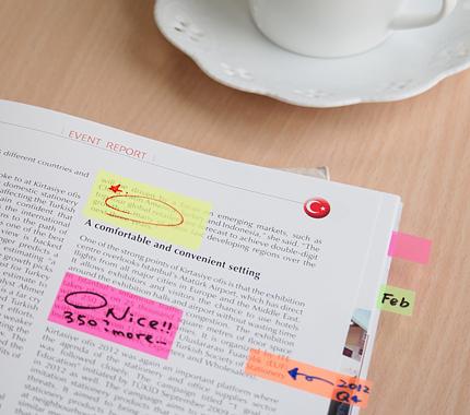 Закладки самокл. индексы пластиковые Stick`n 21346 8цв.в упак. 25лист на линейке 12x45мм прямоуг+12x42мм стрелки европодвес фото 3