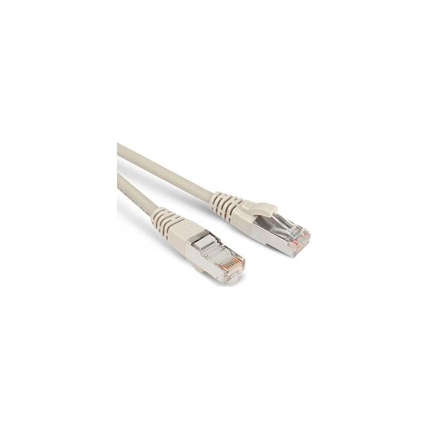 Патч-корд Hyperline PC-LPM-STP-RJ45-RJ45-C5e-10M-LSZH-GY, вилка RJ-45, вилка RJ-45, кат.5E, LSZH, 10м, серый фото 1