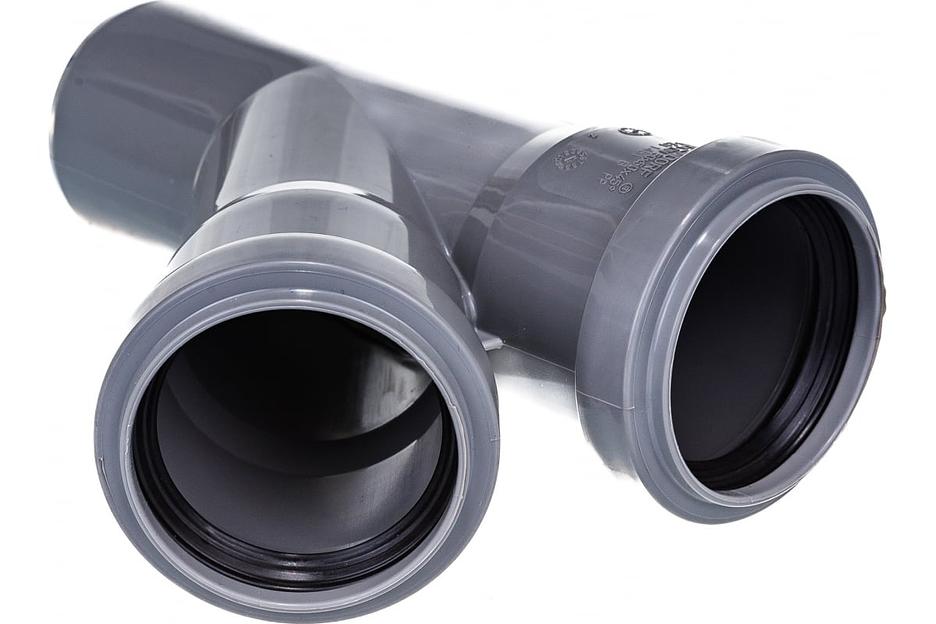 Тройник канализационный 45 град. 50 фото 3