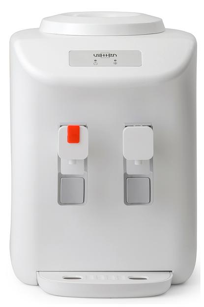 Кулер для воды Vatten D27WE, настольный, НАГРЕВ/ОХЛАЖДЕНИЕ ЭЛЕКТРОННОЕ, 2 крана, белый, 7025 фото 3