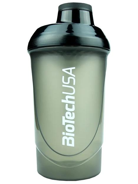 Шейкер Biotech USA WAVE 600 мл черный ОПТ фото 1