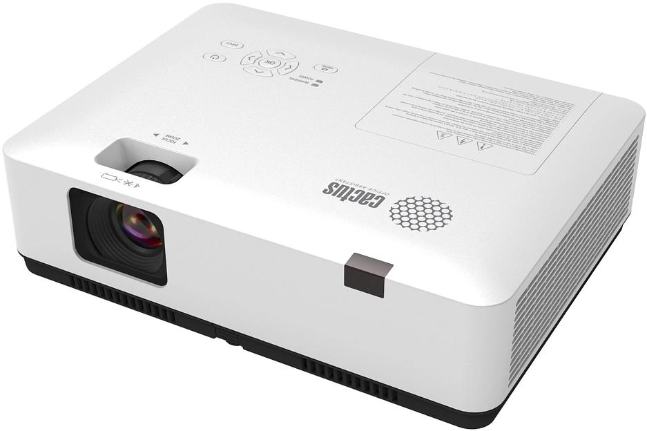 Проектор Cactus CS-S3.WT 3LCD 43000Lm LS 4300Lm ANSI (1280x1024) 15000:1 ресурс лампы:10000часов 1xUSB typeA 2xHDMI 4.7кг фото 1