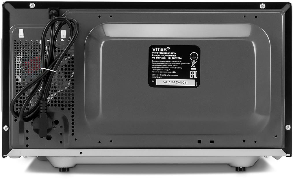 Микроволновая Печь Vitek VT-MW1323 23л. 900Вт черный фото 6