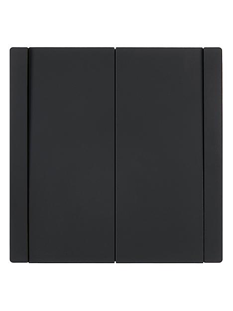 FORTE&PIANO Выключатель 2-клавишный 10А FP105 черный IEK фото 2