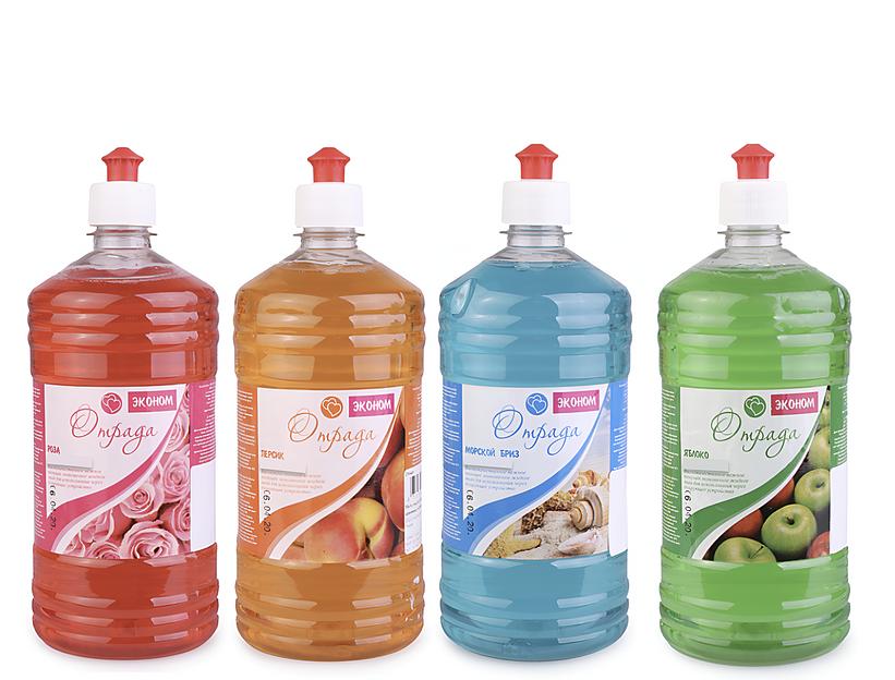 Мыло «Отрада» 1 л, в ассортименте, опт фото 1