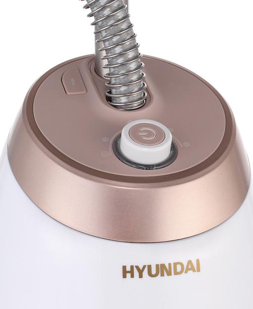 Отпариватель напольный Hyundai H-US02259 1800Вт белый/золотистый фото 8